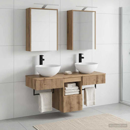 Bathroom Cabinet Set 5 pcs Artisan Oak 43 x 16 x 62.5 cm