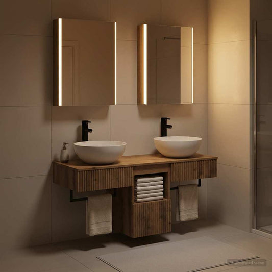 Bathroom Cabinet Set 5 pcs Artisan Oak 43 x 11.5 x 60.5 cm