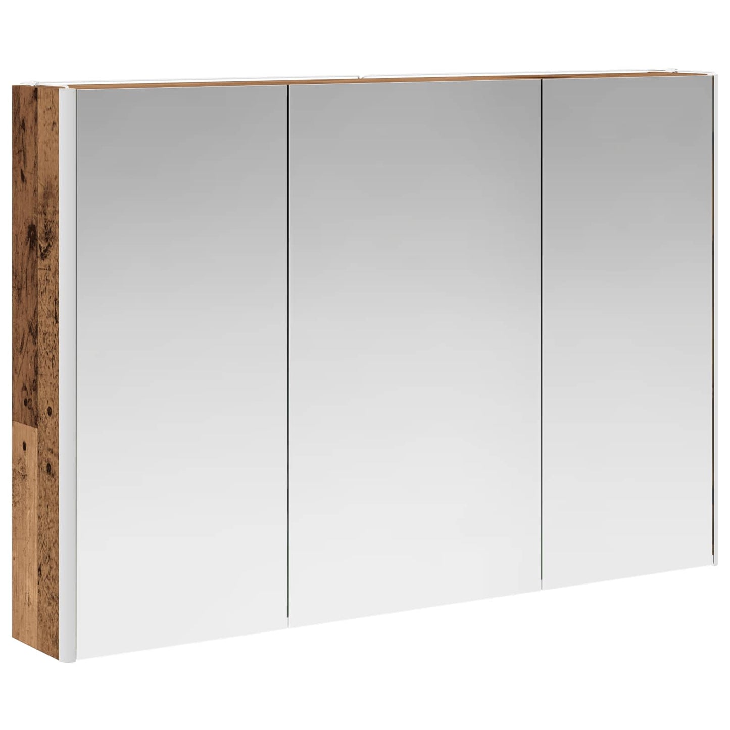 Bathroom Cabinet Set 4 pcs Old Wood 103.5 x 15.5 x 70 cm