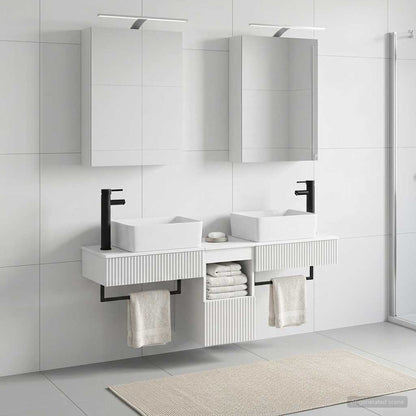 Bathroom Cabinet Set 5 pcs White 50 x 14.5 x 70 cm