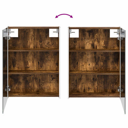 Bathroom Cabinet Set 5 pcs Smoked Oak 53 x 15.5 x 70 cm