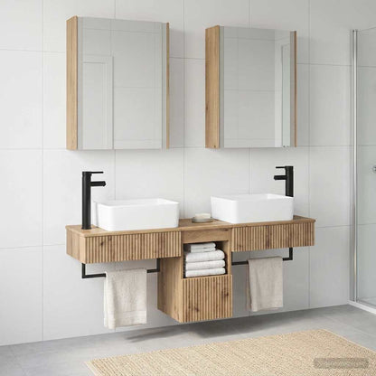 Bathroom Cabinet Set 5 pcs Artisan Oak 53 x 15.5 x 70 cm