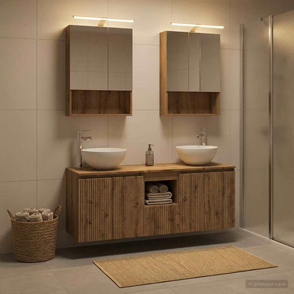 Bathroom Cabinet Set 5 pcs Artisan Oak 50 x 14.5 x 70 cm