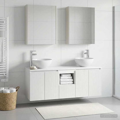 Bathroom Cabinet Set 5 pcs White 53 x 15.5 x 70 cm