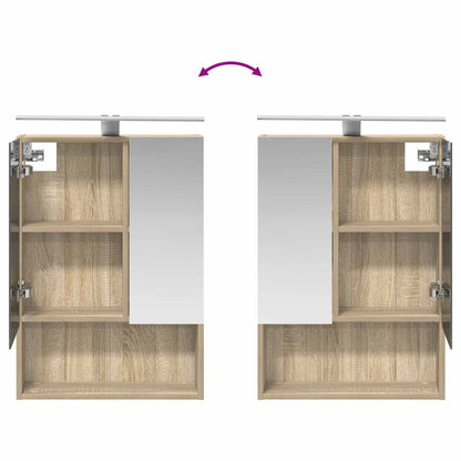 Bathroom Cabinet Set 5 pcs Sonoma Oak Engineered Wood