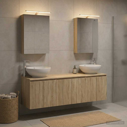 Bathroom Cabinet Set 5 pcs Sonoma Oak Engineered Wood