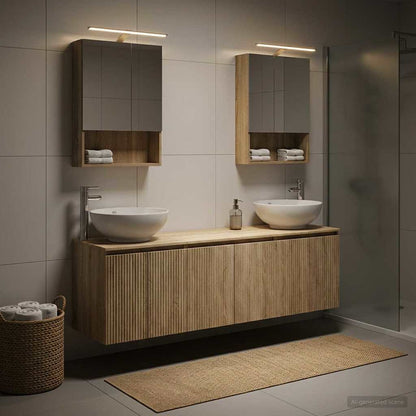 Bathroom Cabinet Set 5 pcs Sonoma Oak Engineered Wood