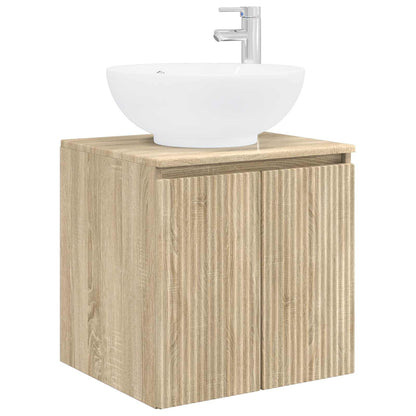 Bathroom Cabinet Set 5 pcs Sonoma Oak Engineered Wood