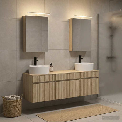 Bathroom Cabinet Set 5 pcs Sonoma Oak 50 x 14.5 x 70 cm