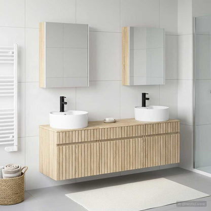 Bathroom Cabinet Set 5 pcs Sonoma Oak 53 x 15.5 x 70 cm