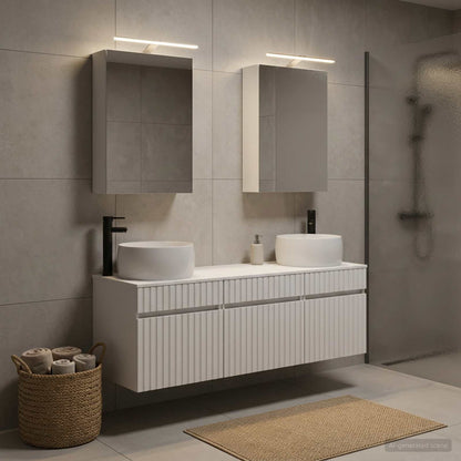 Bathroom Cabinet Set 5 pcs White 50 x 14.5 x 70 cm