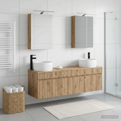 Bathroom Cabinet Set 5 pcs Artisan Oak Engineered Wood
