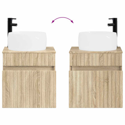 Bathroom Cabinet Set 5 pcs Sonoma Oak 50 x 14.5 x 70 cm