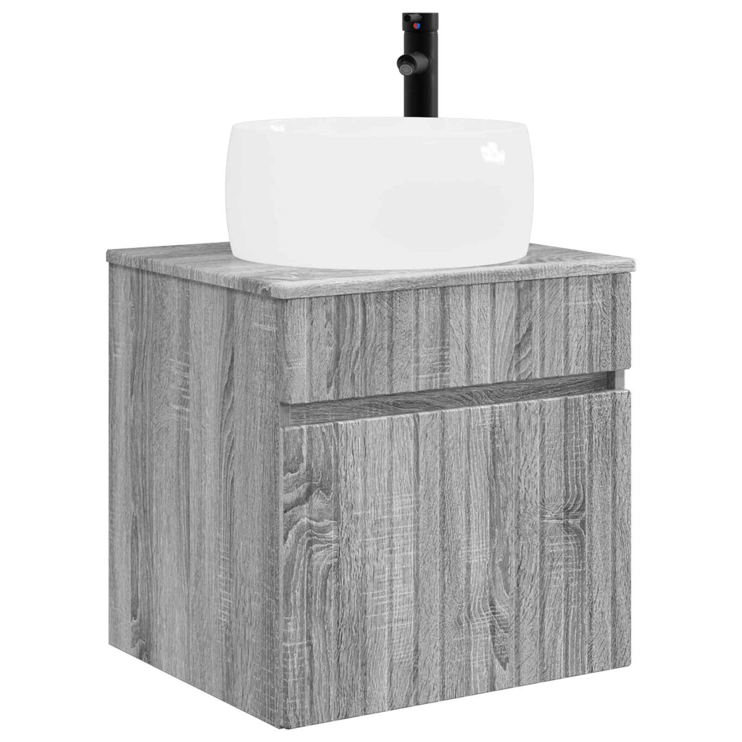 Bathroom Cabinet Set 5 pcs Grey Sonoma 50 x 14.5 x 70 cm