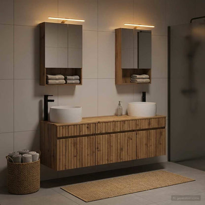Bathroom Cabinet Set 5 pcs Artisan Oak 50 x 14.5 x 70 cm