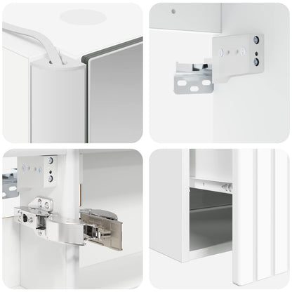 Bathroom Cabinet Set 5 pcs White 53 x 15.5 x 70 cm