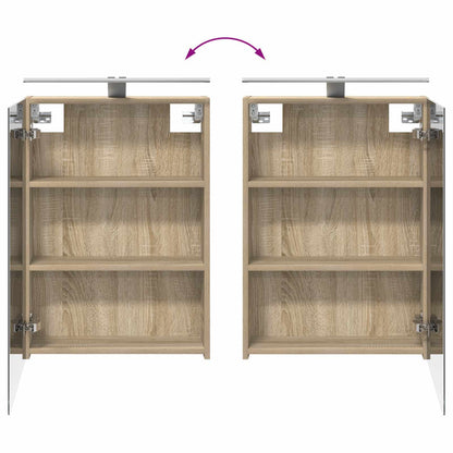Bathroom Furniture Set 5 pcs Sonoma Oak