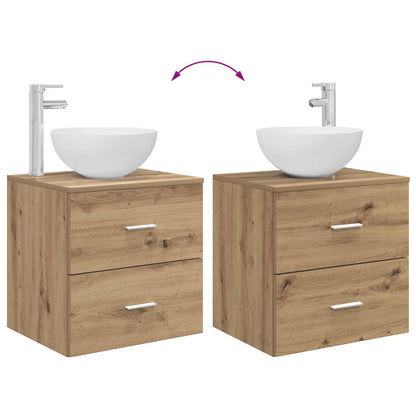 Bathroom Furniture Set 5 pcs Artisan Oak