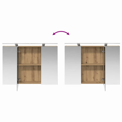 Bathroom Furniture Set 4 pcs Artisan Oak