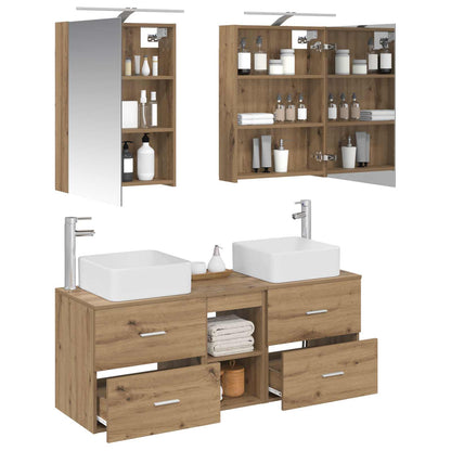 Bathroom Furniture Set 5 pcs Artisan Oak