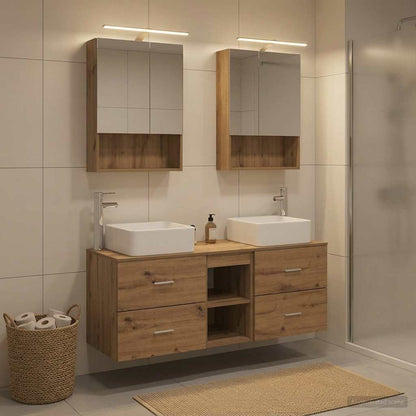 Bathroom Furniture Set 5 pcs Artisan Oak