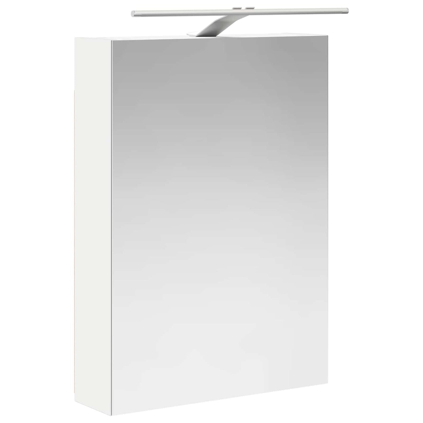 Bathroom Furniture Set 5 pcs White Engineered Wood and Glass