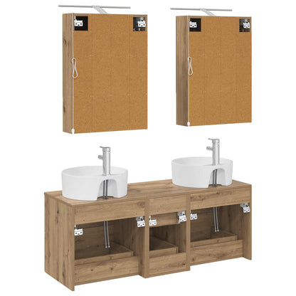 Bathroom Furniture Set 5 pcs Artisan Oak