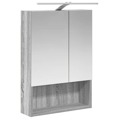Bathroom Furniture Set 5 pcs Grey Sonoma