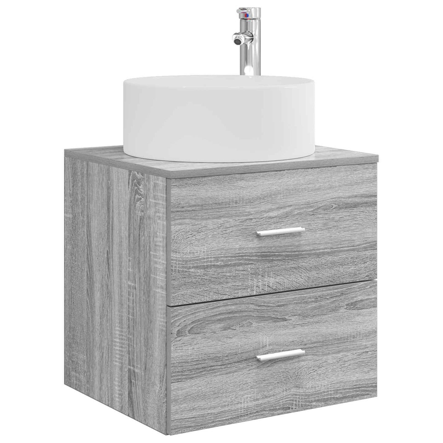 Bathroom Furniture Set 4 pcs Grey Sonoma