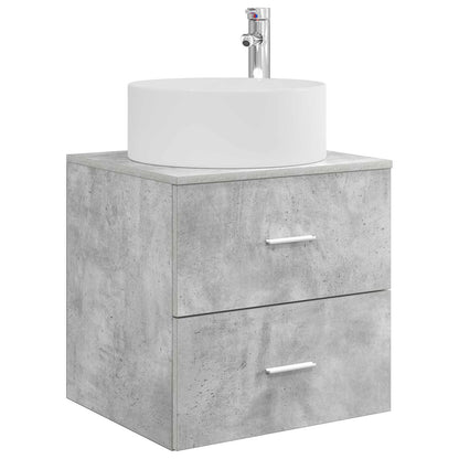 Bathroom Furniture Set 5 pcs Concrete Grey