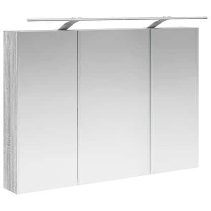 Bathroom Furniture Set 6 pcs Grey Sonoma