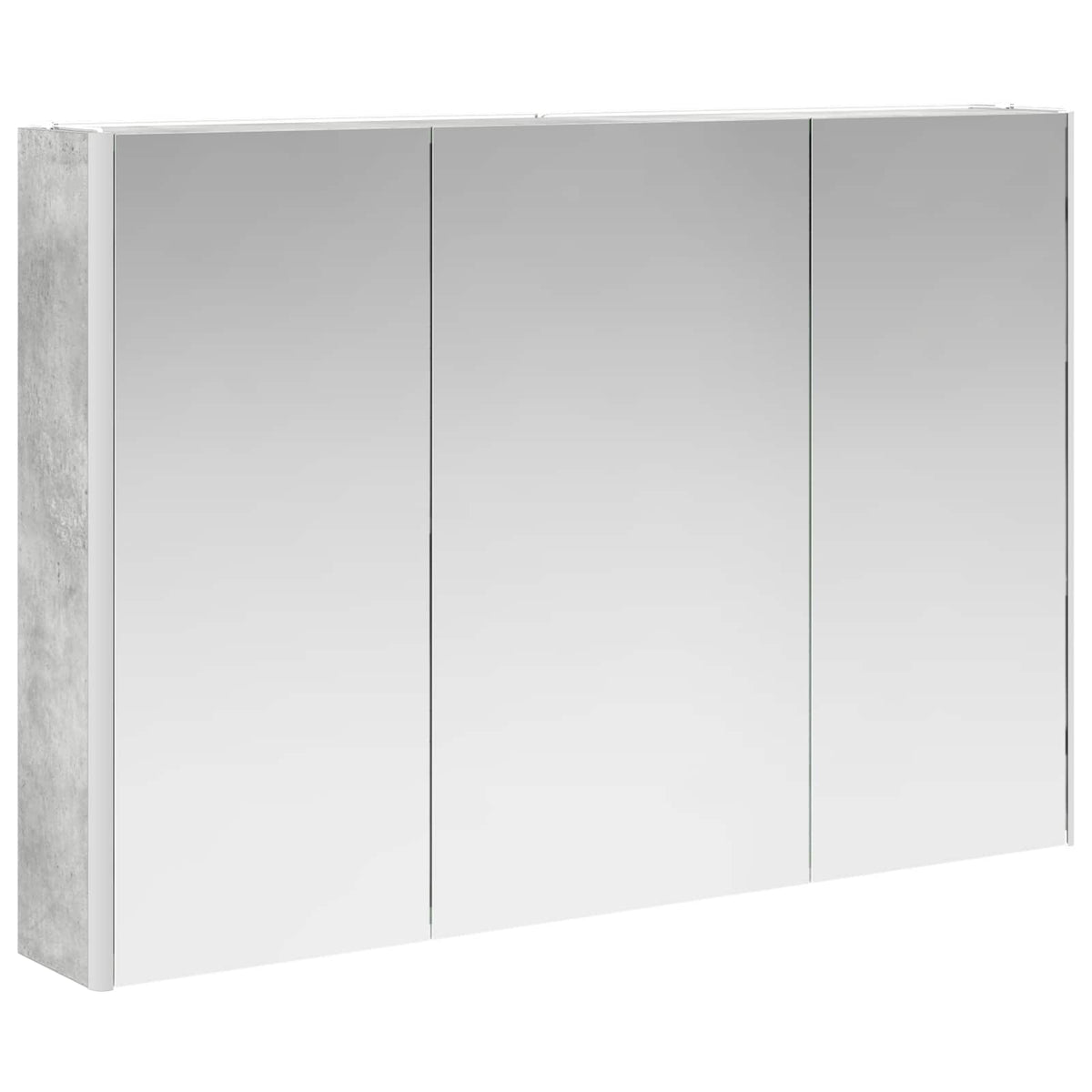 Bathroom Furniture Set 6 pcs Concrete Grey