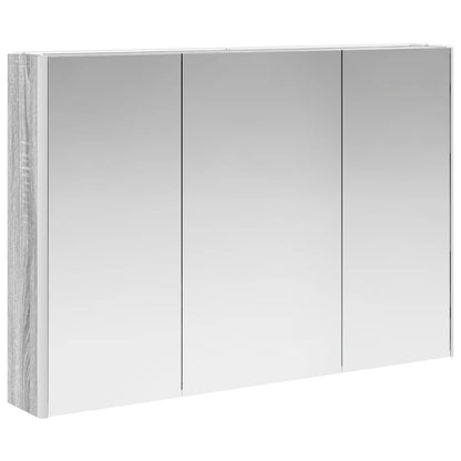 Bathroom Furniture Set 6 pcs Grey Sonoma