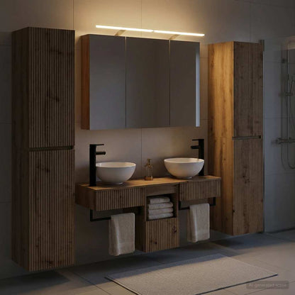 Bathroom Furniture Set 6 pcs Artisan Oak