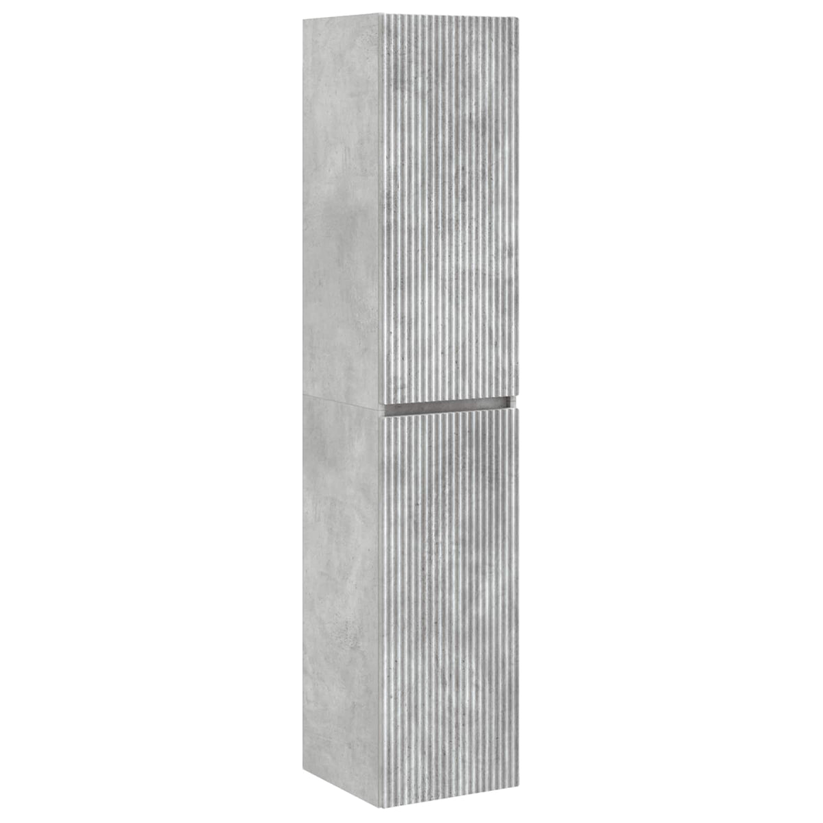 Bathroom Furniture Set 6 pcs Concrete Grey
