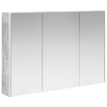 Bathroom Furniture Set 6 pcs Concrete Grey