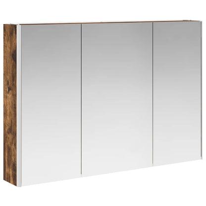 Bathroom Furniture Set 6 pcs Smoked Oak