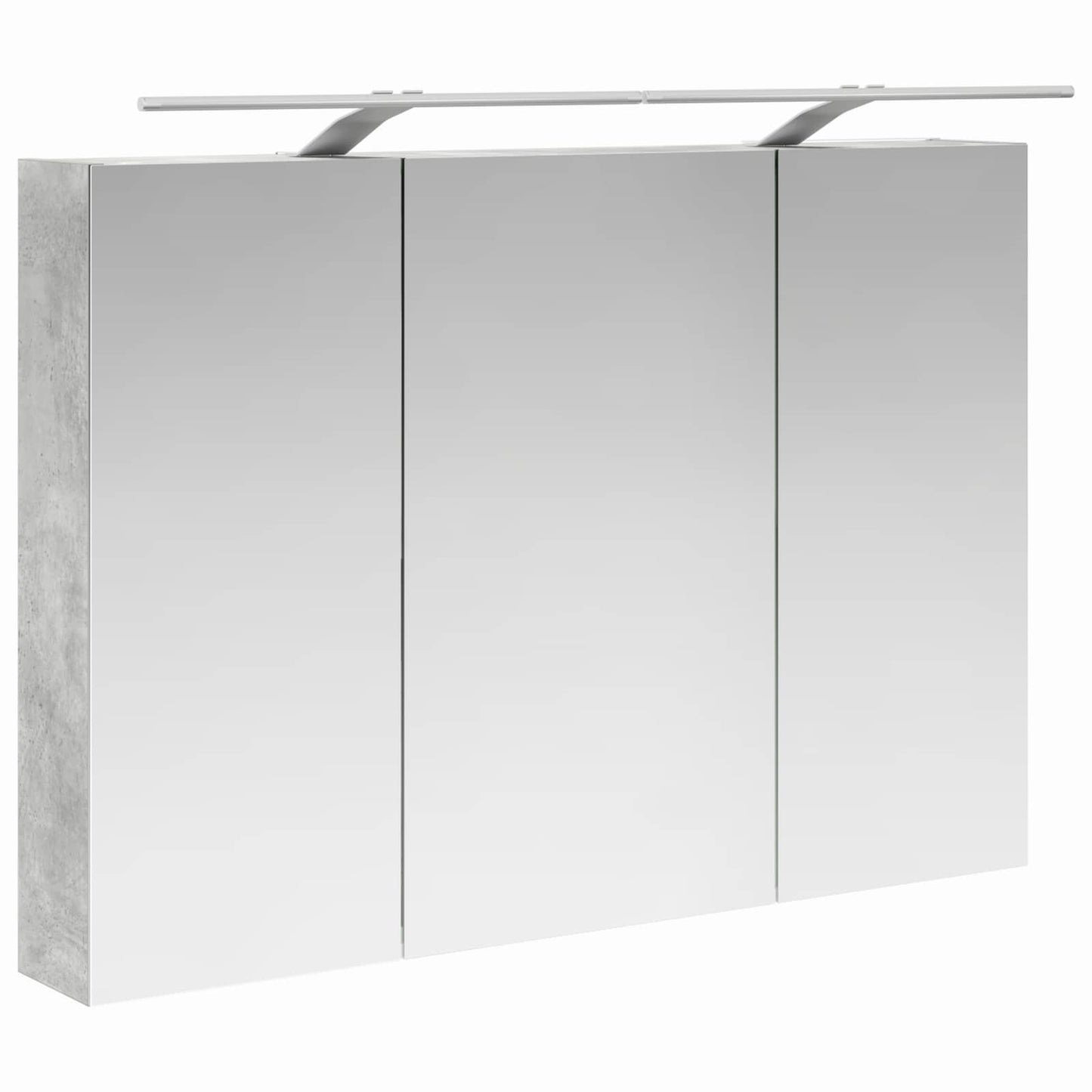 Bathroom Furniture Set 6 pcs Concrete Grey