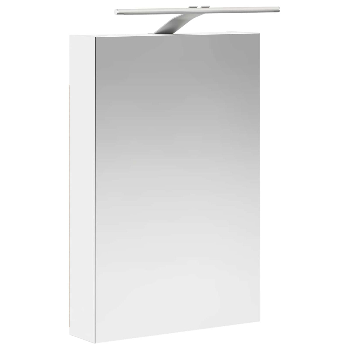 Bathroom Furniture Set 5 pcs White Engineered Wood and Glass