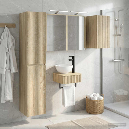 Bathroom Furniture Set 5 pcs Sonoma Oak