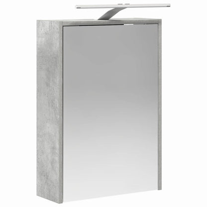 Bathroom Furniture Set 5 pcs Concrete Grey