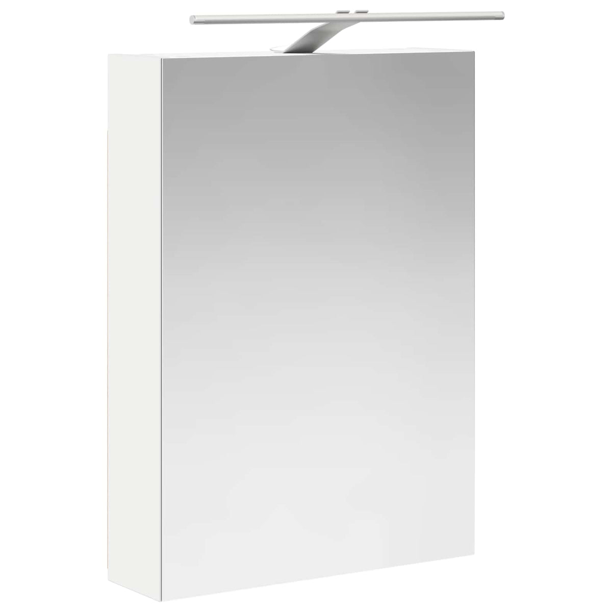 Bathroom Furniture Set 5 pcs White Engineered Wood and Glass