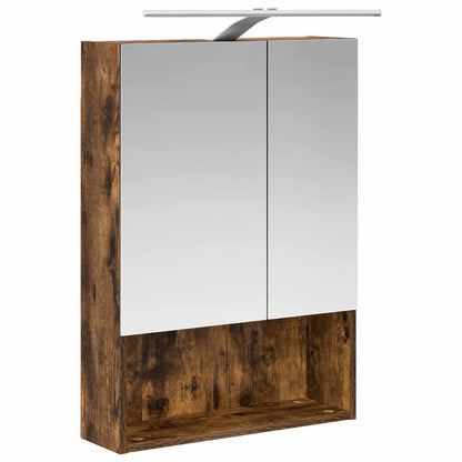 Bathroom Furniture Set 5 pcs Smoked Oak