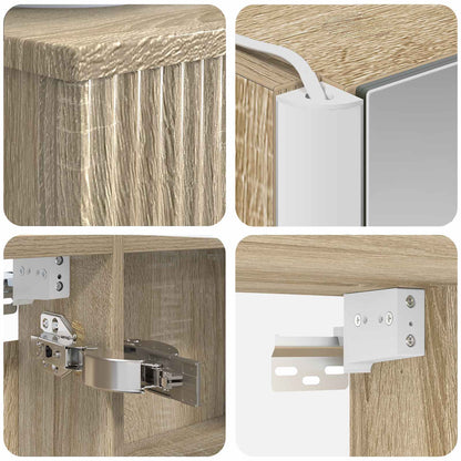 Bathroom Furniture Set 5 pcs Sonoma Oak