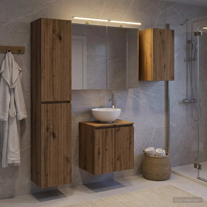 Bathroom Cabinet Set 5 pcs Artisan Oak 50 x 14.5 x 70 cm