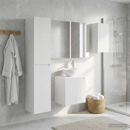 Bathroom Cabinet Set 5 pcs White 53 x 15.5 x 70 cm