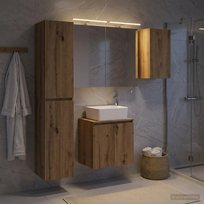 Bathroom Cabinet Set 5 pcs Artisan Oak 50 x 14.5 x 70 cm