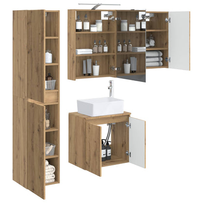 Bathroom Cabinet Set 5 pcs Artisan Oak 50 x 14.5 x 70 cm