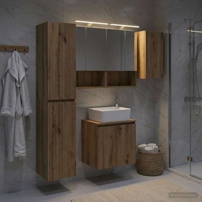 Bathroom Cabinet Set 5 pcs Artisan Oak 50 x 14.5 x 70 cm