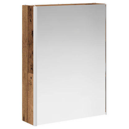 Bathroom Cabinet Set 5 pcs Old Wood 53 x 15.5 x 70 cm